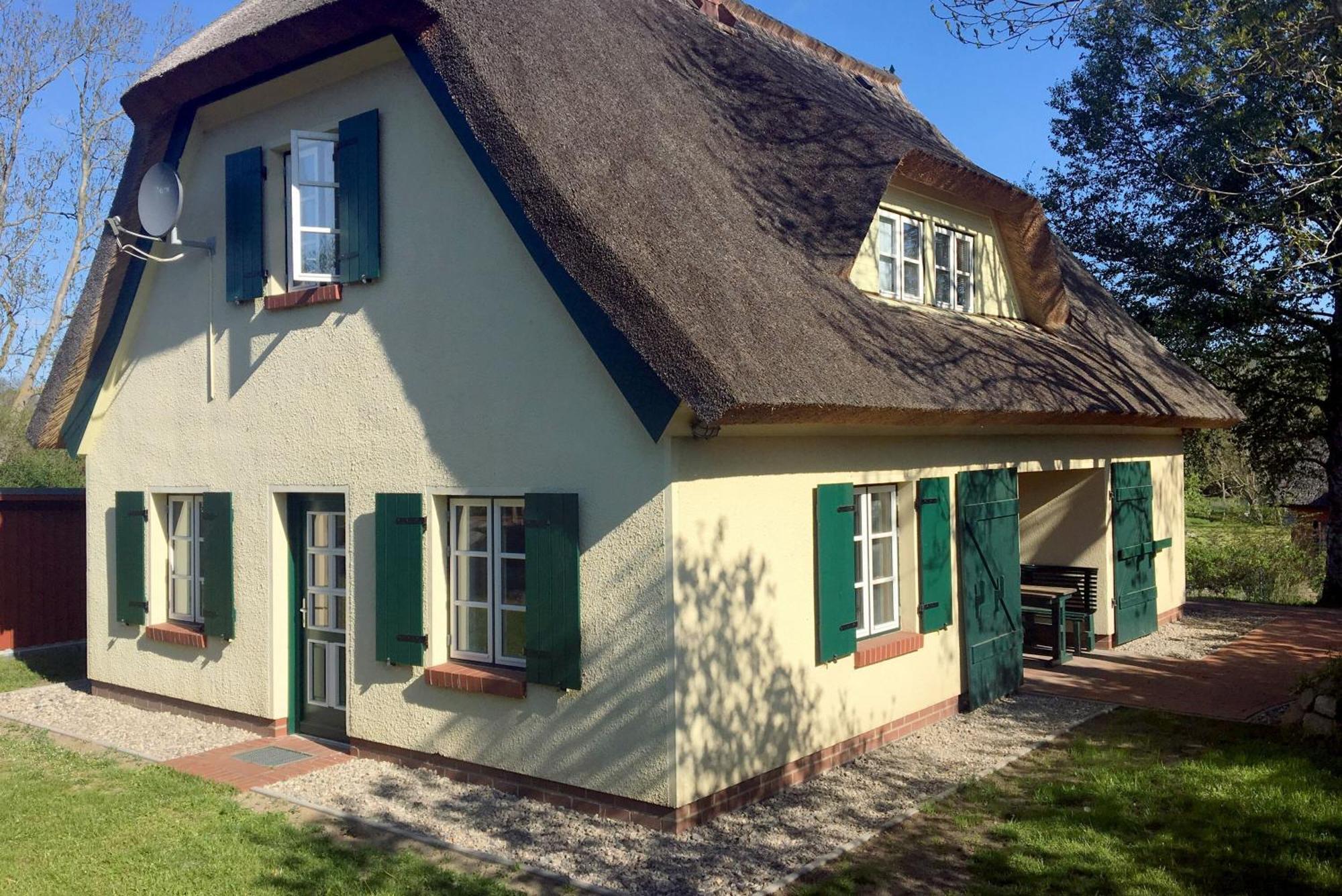 Ferienhaus Preetz 1A - Idylle Unter Reet Burtevitz Exterior foto