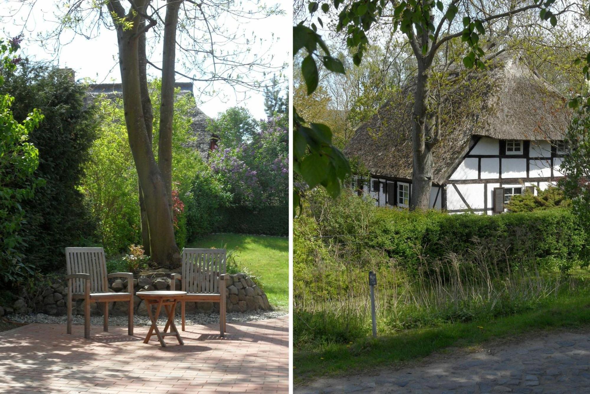 Ferienhaus Preetz 1A - Idylle Unter Reet Burtevitz Exterior foto